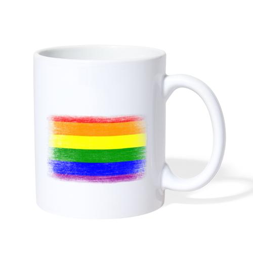 Grunge Rainbow Pride Flag - Coffee/Tea Mug