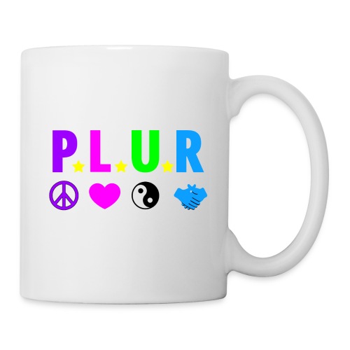 PLUR Peace, Love, Unity, and Respect - Coffee/Tea Mug
