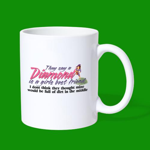 Softball Diamond is a girls Best Friend - Coffee/Tea Mug