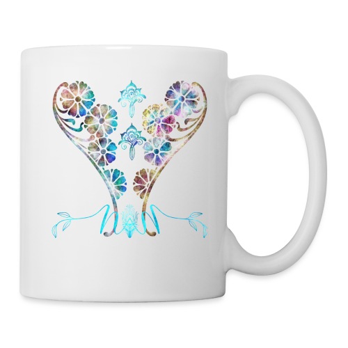 Native American Indian Indigenous Butterfly Heart - Coffee/Tea Mug