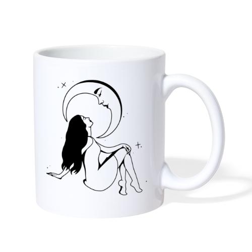Mystical Girl & The Moon - Coffee/Tea Mug