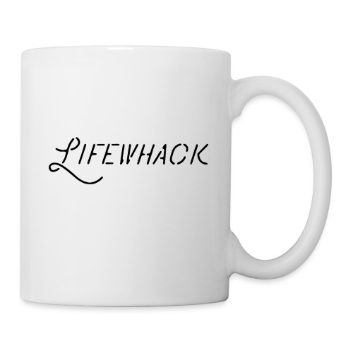Black Lifewhack Logo Products - Coffee/Tea Mug