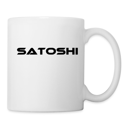 satoshi stroke only one word satoshi, bitcoiner - Coffee/Tea Mug
