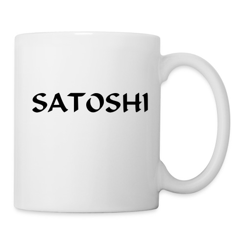Satoshi only the name stroke btc founder nakamoto - Coffee/Tea Mug
