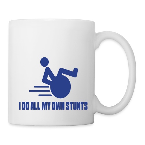 Do my own stunts in my wheelchair, wheelchair fun - Coffee/Tea Mug