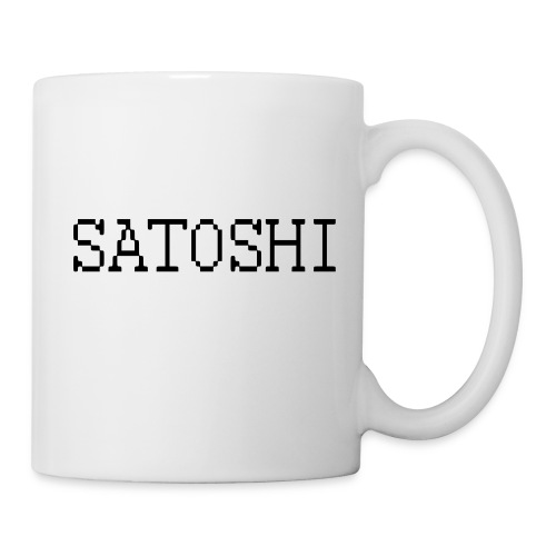 satoshi stroke only one word satoshi, bitcoiners - Coffee/Tea Mug