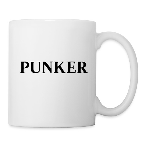 PUNKER (in Black letters) - Coffee/Tea Mug