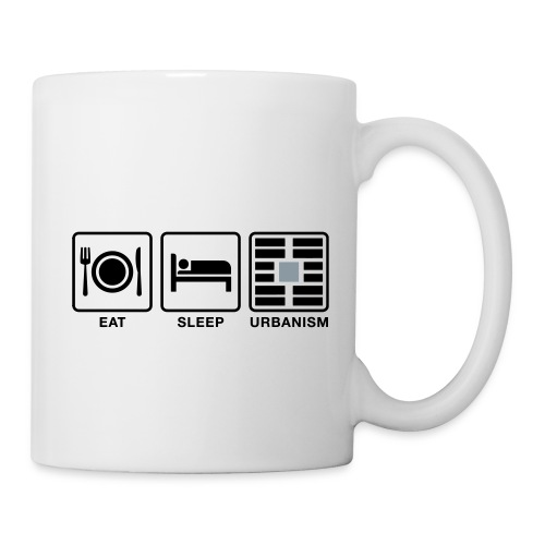 Eat Sleep Urb big fork-LG - Coffee/Tea Mug