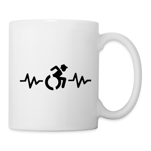 Wheelchair heartbeat, for wheelchair users # - Coffee/Tea Mug