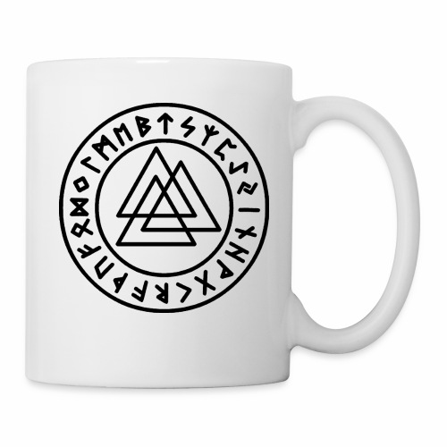 Viking Rune Valknut Wotansknot Gift Ideas - Coffee/Tea Mug