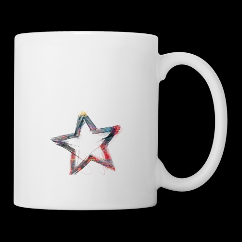 Grunge Paint Star Design 6 - Coffee/Tea Mug