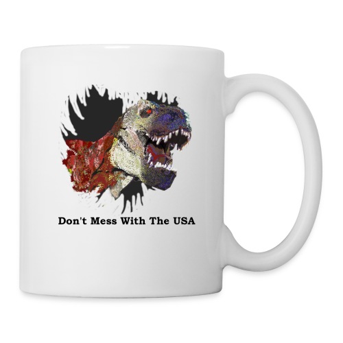 T-rex Mascot Don't Mess with the USA - Coffee/Tea Mug