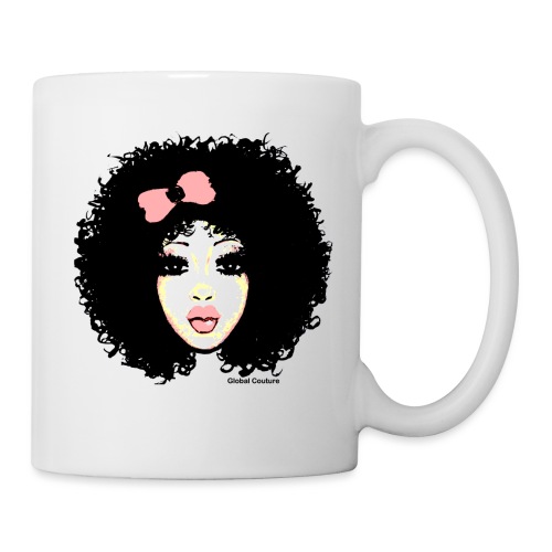 Curly Ashley pink - Coffee/Tea Mug