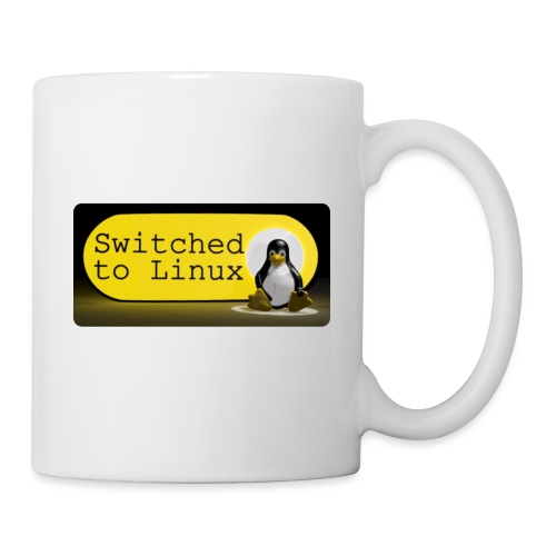 Switched To Linux Logo and White Text - Coffee/Tea Mug