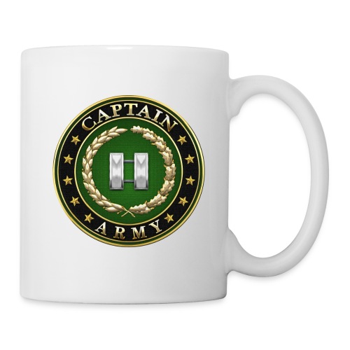 Captain (CPT) Rank Insignia 3D - Coffee/Tea Mug