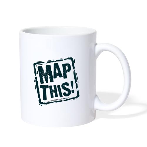 MapThis! Black Stamp Logo - Coffee/Tea Mug