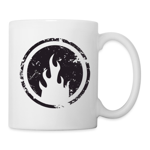 RC flame black grunge - Coffee/Tea Mug