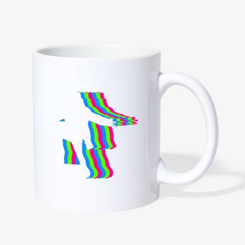 silhouette rainbow cut 1 - Coffee/Tea Mug