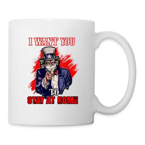 Stay at Home Uncle Sam - Coffee/Tea Mug