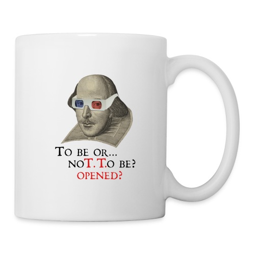 Shakespeare Bard-Code Logo (light) - Coffee/Tea Mug