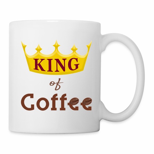 King of Coffee funny Java Bean Caffeine Lover. - Coffee/Tea Mug