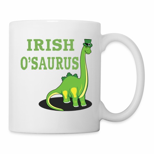 St Patrick's Day Irish Dinosaur St Paddys Shamrock - Coffee/Tea Mug