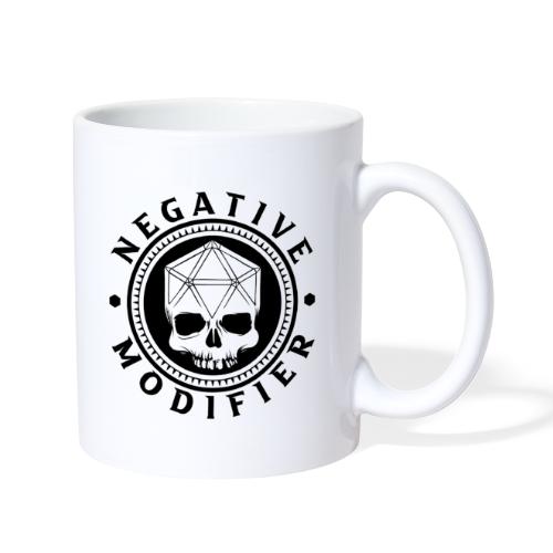 Negative Modifier Circle Logo - Coffee/Tea Mug