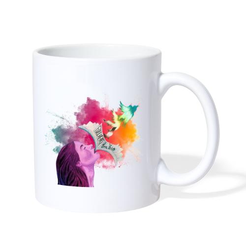 Cover Art, Color Burst Cut Out - Coffee/Tea Mug