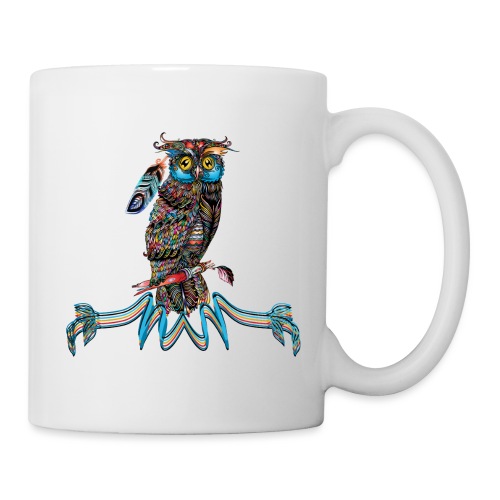 Native American Indian Indigenous Wisdom Owl - Coffee/Tea Mug