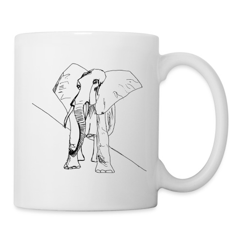 The leery elephant - Coffee/Tea Mug