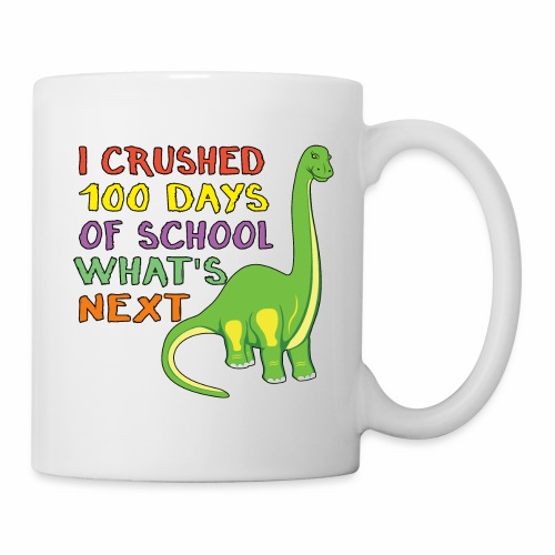 100 Days of School Dinosaur 100th Day Student Kids - Coffee/Tea Mug