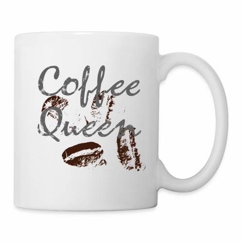 coffee queen beans grunge - Coffee/Tea Mug