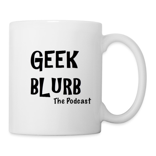 Geek Blurb (Transparent, Black Logo) - Coffee/Tea Mug
