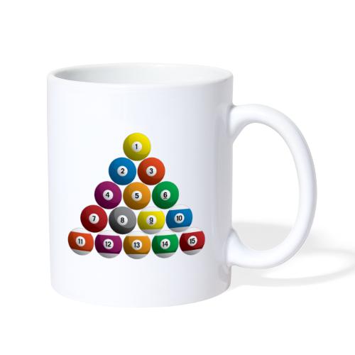 Billiard Pool Balls Racked Set - Coffee/Tea Mug