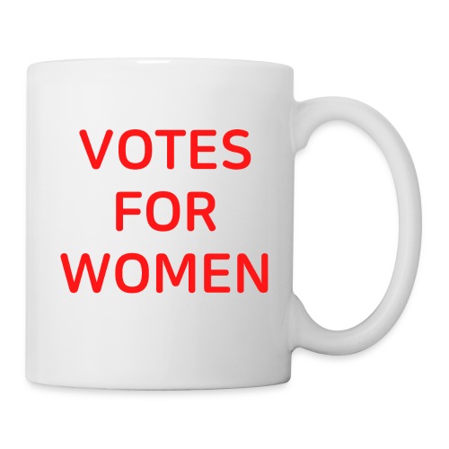 Votes For Women | Women's Equality Day (red font) - Coffee/Tea Mug