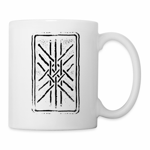 Web of Wyrd grid Skulds Web Net Bindrune symbol - Coffee/Tea Mug
