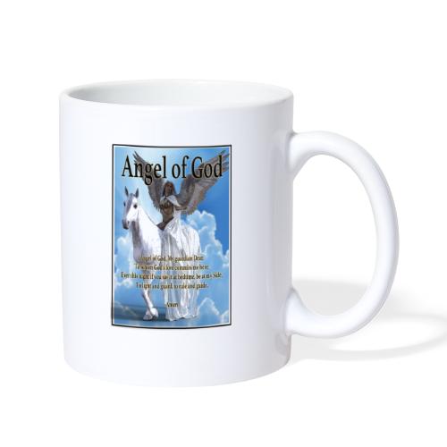Angel of God, My guardian Dear (version with sky) - Coffee/Tea Mug
