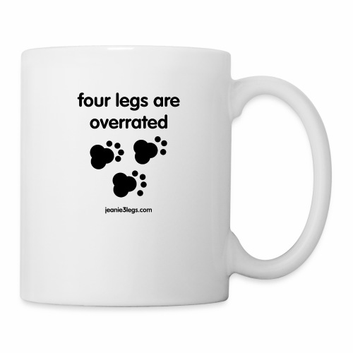 Jeanie3legs, 4 legs are overrated pawprint - Coffee/Tea Mug