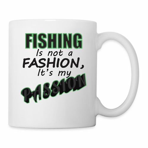 DSWear: Fishing is a Passion Outdoors Hobby Design - Coffee/Tea Mug