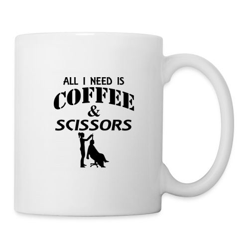 coffee and scissors - Coffee/Tea Mug