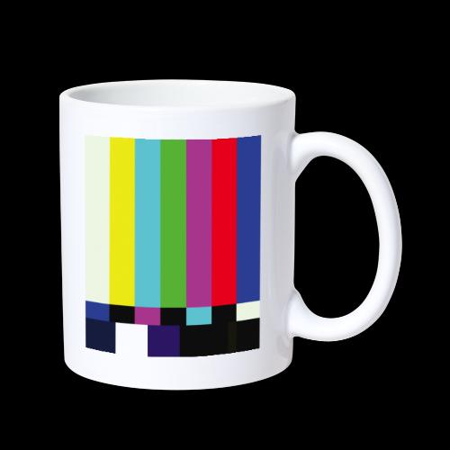 This is a TV Test | Retro Television Broadcast - Coffee/Tea Mug