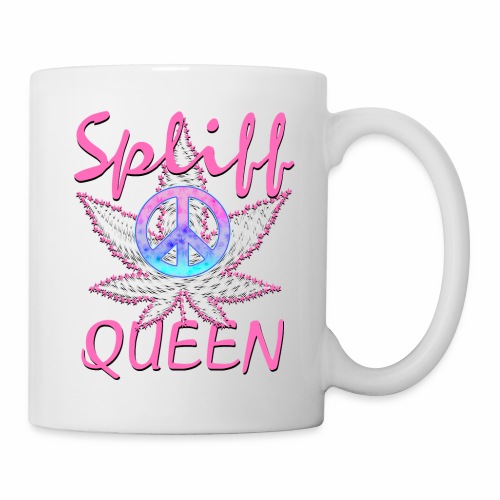 Pink Spliff Queen Cannabis Marijuana Ganja Weed - Coffee/Tea Mug