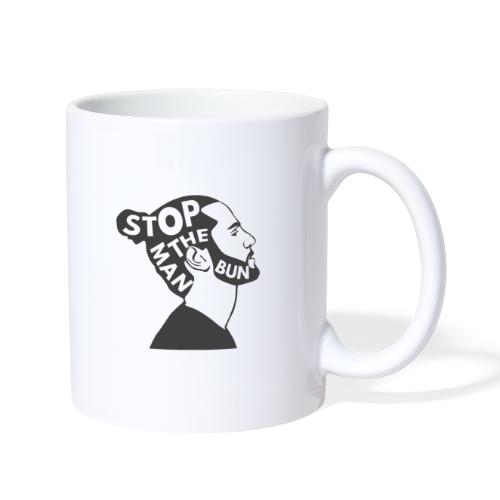 Stop The Man Bun Funny Hipster - Coffee/Tea Mug