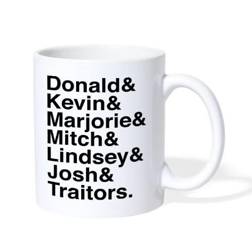 Republican Traitors Name Stack - Coffee/Tea Mug