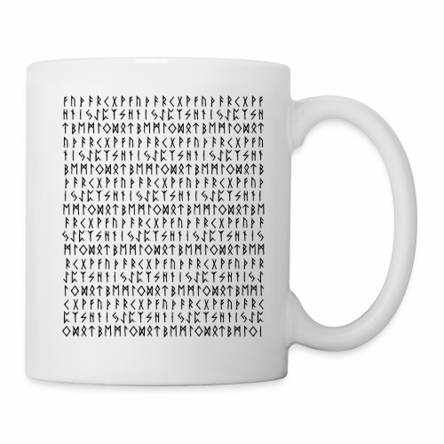 24 Elder Futhark runes series background - Coffee/Tea Mug