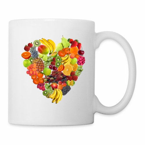 Fruit Heart - Be Healthy - World Vegetarian Day - Coffee/Tea Mug