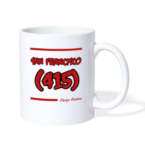 SAN FRANCISCO 415 RED - Coffee/Tea Mug