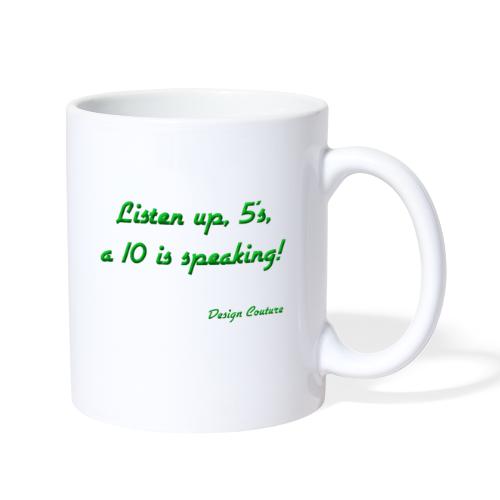 LISTEN UP 5 S GREEN - Coffee/Tea Mug