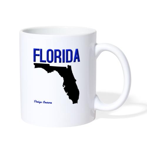 FLORIDA REGION MAP BLUE - Coffee/Tea Mug