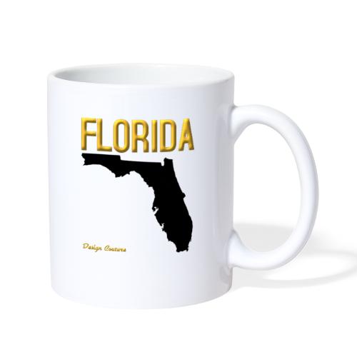 FLORIDA REGION MAP GOLD - Coffee/Tea Mug